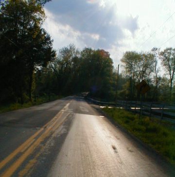 The Open Road -- West of Elizabethtown Pennsylvania