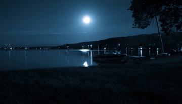 Lake at night, by Colin H.